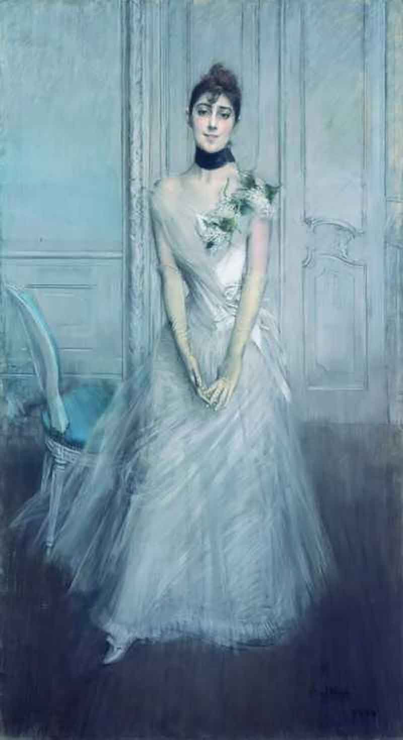 03 - <em>Pastello bianco (Ritratto di Emiliana Concha de Ossa)</em> di Giovanni Boldini