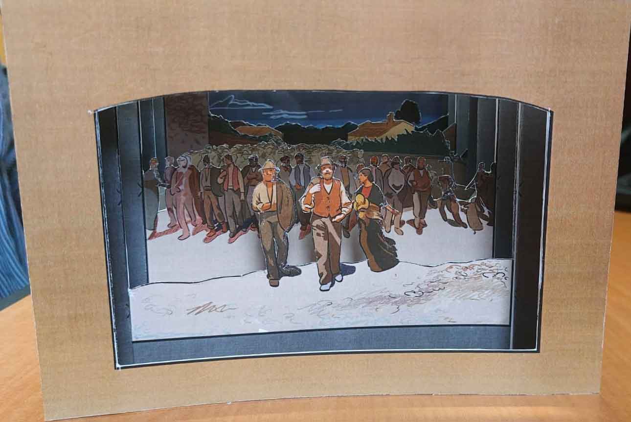 diorama pellizza da volpedo