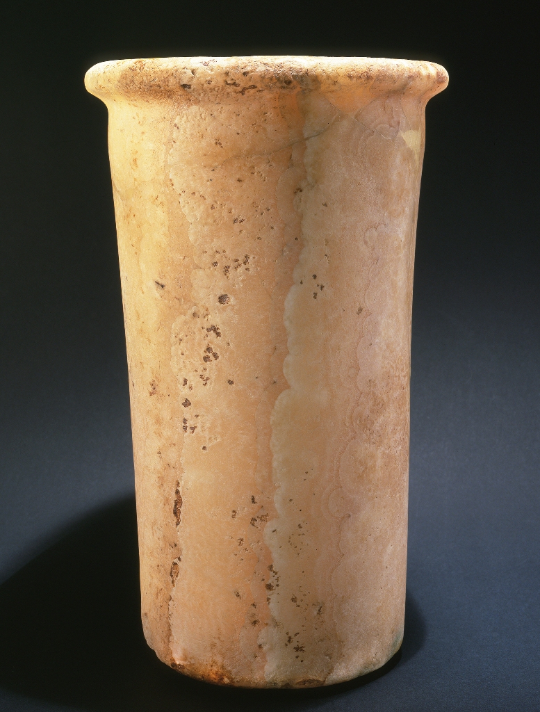 Vaso cilindrico con bordo distinto