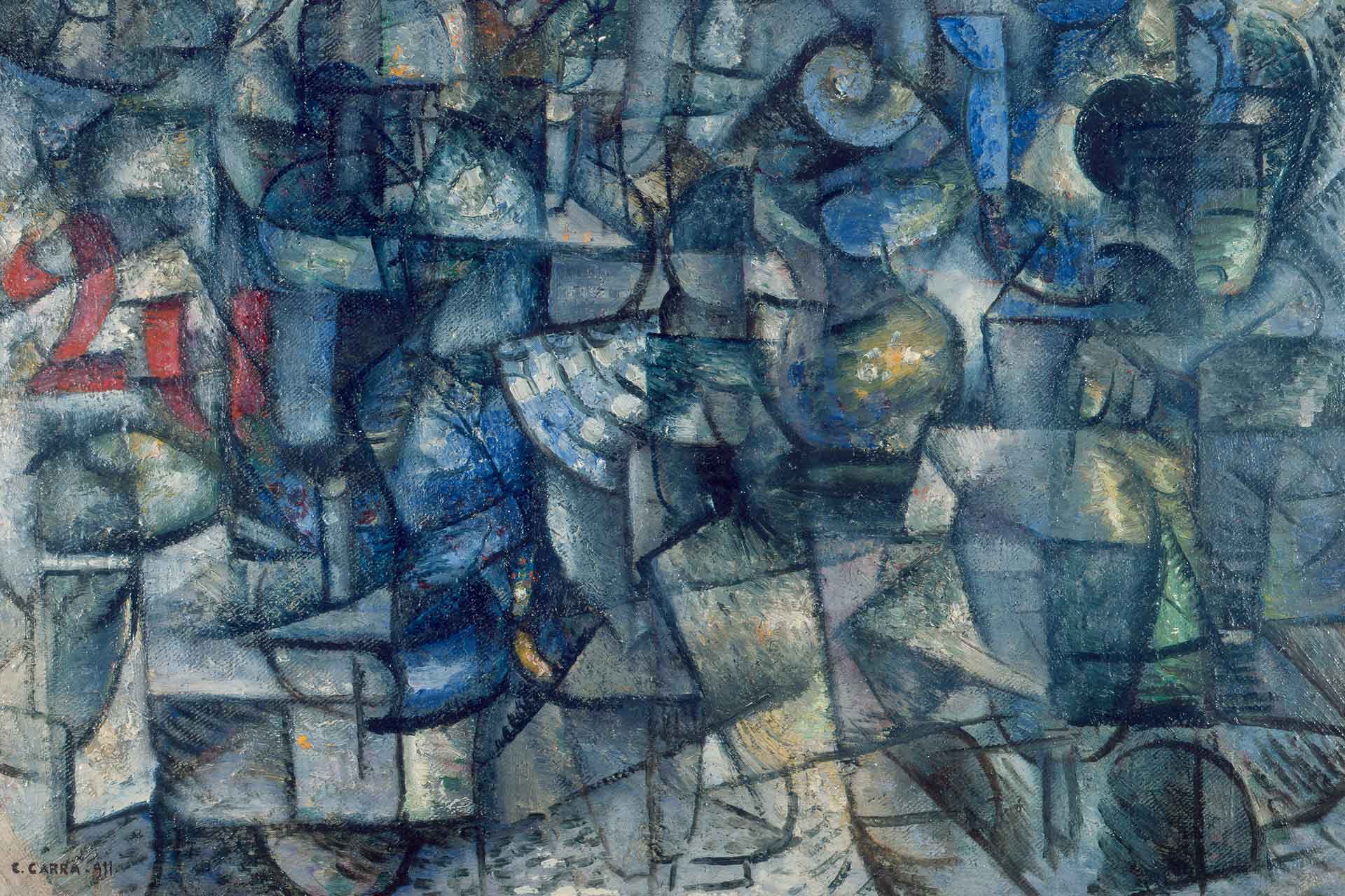 Ritmi di oggetti, Carlo Carrà