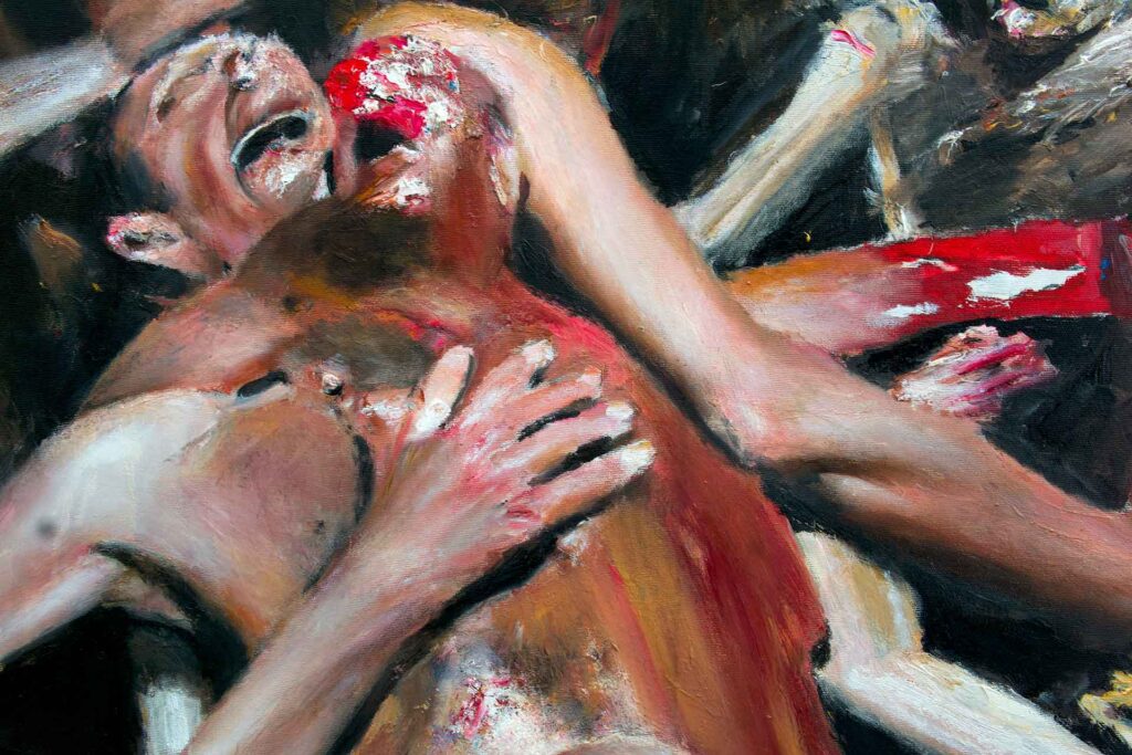 Anteguerra dettaglio trittico